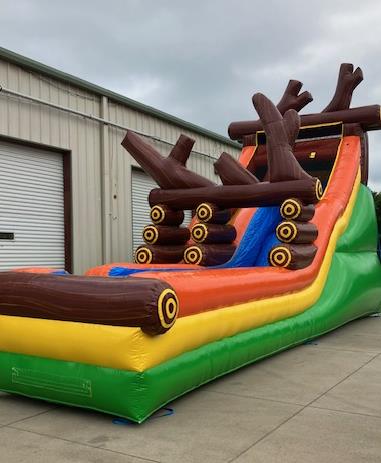 Log Flume Inflatable Water Slide