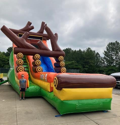 Log Flume Inflatable Water Slide