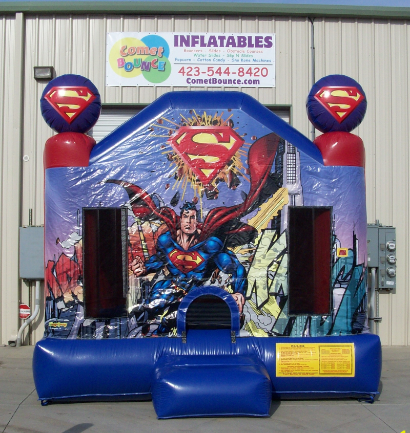 Moonwalk-Bounce-House-Superman