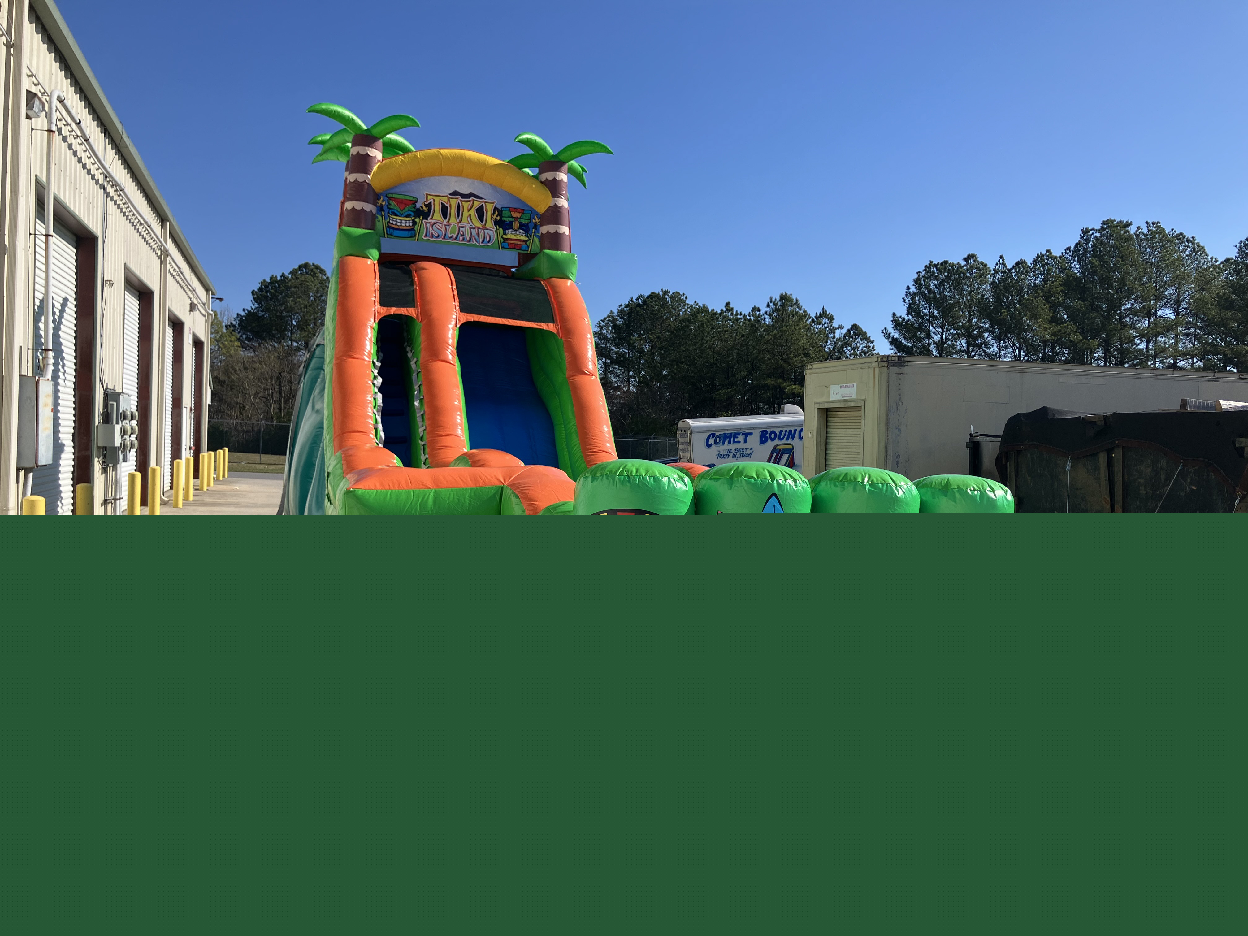 Tiki Inflatable Water Slide