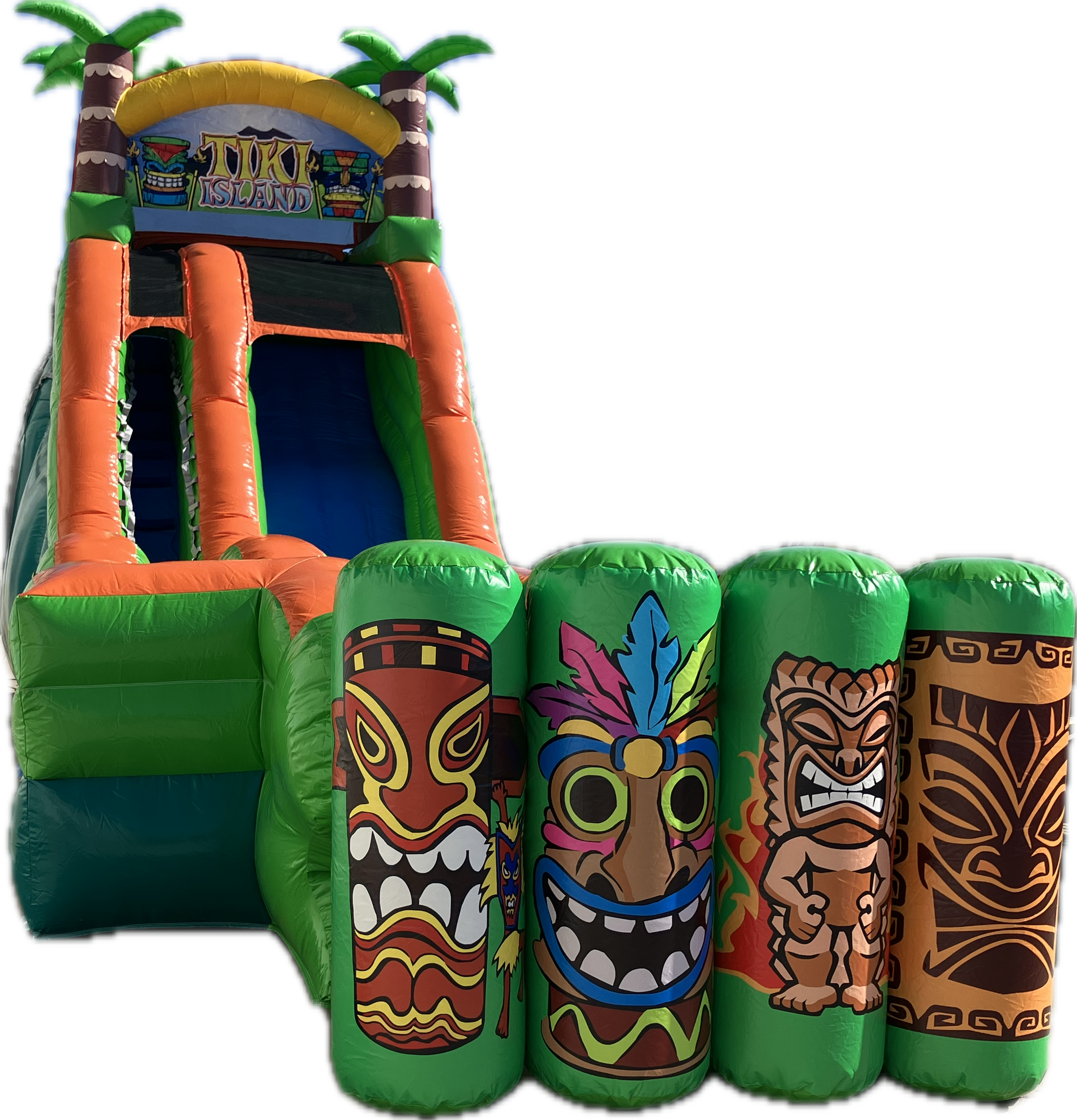 Tiki Inflatable Water Slide